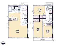 八王子市元八王子3丁目第6期　新築戸建　全2棟　A号棟