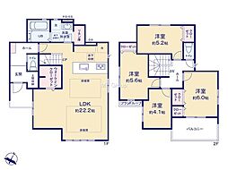 日野市日野2期　新築戸建　全1棟