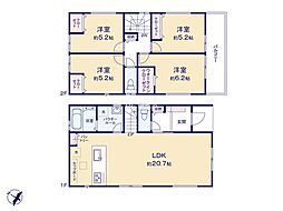 日野市南平8丁目　新築戸建　全2棟　3号棟