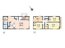 町田市小山町2期　新築戸建　全3棟　2号棟
