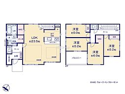 多摩市聖ヶ丘2丁目第1期　新築戸建　全1棟