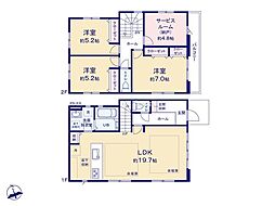 横浜市青葉区荏子田1丁目第3期　新築戸建　全4棟　1号棟