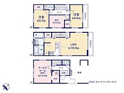 相模原市南区古淵6丁目11期　新築戸建　全2棟　1号棟