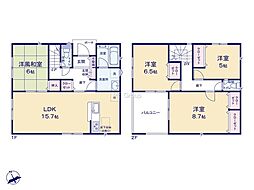 秦野市戸川第18　新築戸建　全1棟