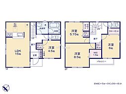 相模原市中央区共和3丁目第6期　新築戸建　全8棟　1号棟