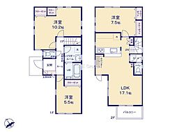 相模原市中央区小山1丁目第3期　新築戸建　全1棟　1号棟