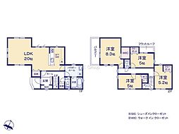 町田市三輪町2期　新築戸建　全1棟
