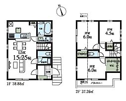 調布市深大寺北町6丁目第2 新築戸建 全2棟 2号棟