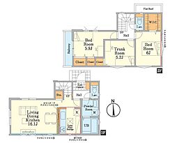 府中市小柳町3丁目2期 新築戸建 全2棟 1号棟