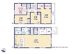 町田市金井1丁目2期　新築戸建　全3棟　3号棟