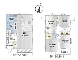 町田市成瀬台1丁目 新築戸建 全17棟 M号棟