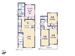 相模原市南区西大沼3丁目　新築戸建　全2棟　A号棟