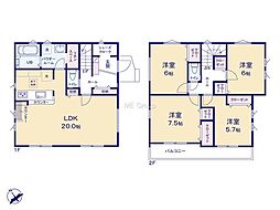 伊勢原市桜台5丁目4期　新築戸建　全1棟　1号棟