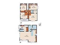 大和市南林間8丁目2期　新築戸建　全3棟　C号棟