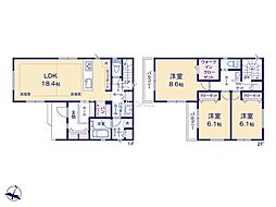 茅ヶ崎市東海岸南4丁目　新築戸建　全2棟　1号棟