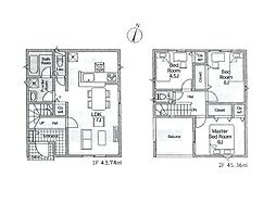 高座郡寒川町岡田7丁目第32　新築戸建　全2棟　2号棟