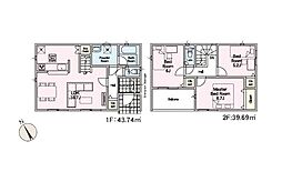 南足柄市中沼第12　2期　新築戸建　全3棟　2号棟