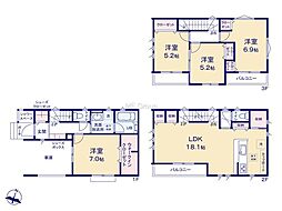 平塚市龍城ケ丘　新築戸建　全3棟　1号棟