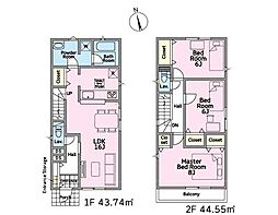 厚木市下荻野第18 新築戸建 全2棟 1号棟