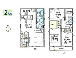 綾瀬市上土棚北4丁目第25 新築戸建 全4棟 2号棟