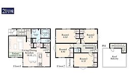 座間市座間2丁目1期　新築戸建　全18棟　21号棟