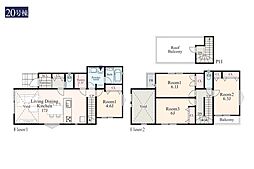 座間市座間2丁目1期　新築戸建　全18棟　20号棟