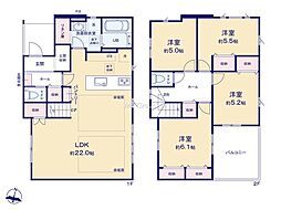 横浜市戸塚区汲沢町1期　新築戸建　全1棟