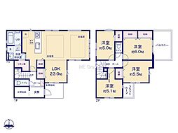 町田市小山ヶ丘5丁目4期　新築戸建　全1棟　1号棟