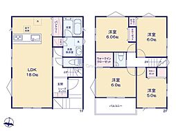 川崎市多摩区南生田5丁目 新築戸建 全3棟 3号棟