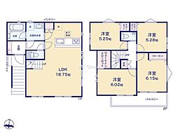 川崎市多摩区南生田5丁目　新築戸建　全3棟　1号棟