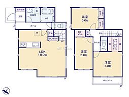 八王子市上柚木1期　新築戸建　全5棟　5号棟