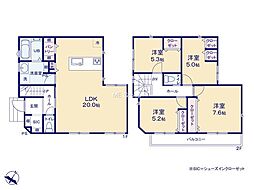 八王子市上柚木1期　新築戸建　全5棟　3号棟