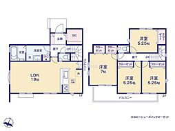 相模原市南区相南1丁目1・2工区　新築戸建　全9棟　5号棟
