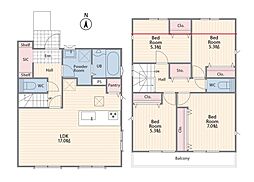 町田市金井1丁目3期　新築戸建　全1棟