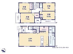 相模原市南区新磯野3丁目2期　新築戸建　全4棟　1号棟