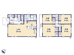 藤沢市善行6丁目1期　新築戸建　全3棟　2号棟