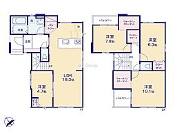 相模原市南区西大沼1丁目3期　新築戸建　全4棟　1号棟