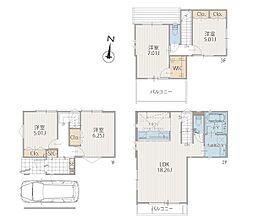 川崎市宮前区東有馬5丁目 新築戸建 全2棟 2号棟