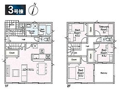 厚木市下川入第17　新築戸建　全3棟　3号棟