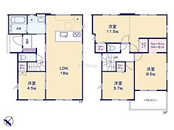八王子市絹ヶ丘1丁目3期　新築戸建　全1棟