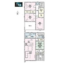 厚木市妻田西3丁目第14　新築戸建　全3棟　1号棟