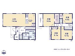 立川市砂川町6丁目12期　新築戸建　全2棟　2号棟