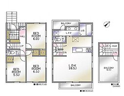 座間市南栗原5丁目　新築戸建　全1棟