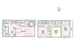 藤沢市片瀬5丁目第14　新築戸建　全3棟　1号棟