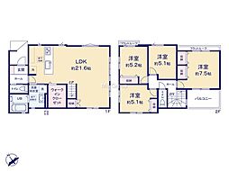 秦野市本町2丁目1期　新築戸建　全1棟