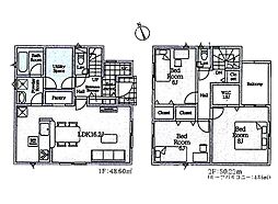 相模原市中央区上溝第138　新築戸建　全4棟　1号棟