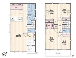 座間市ひばりが丘1丁目　新築戸建　全1棟　1号棟