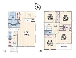 横須賀市小矢部2丁目第9期　新築戸建　全2棟　2号棟