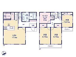 茅ヶ崎市萩園第2　新築戸建　全3棟　2号棟