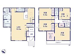 横浜市旭区市沢町4期　新築戸建　全2棟　No.2